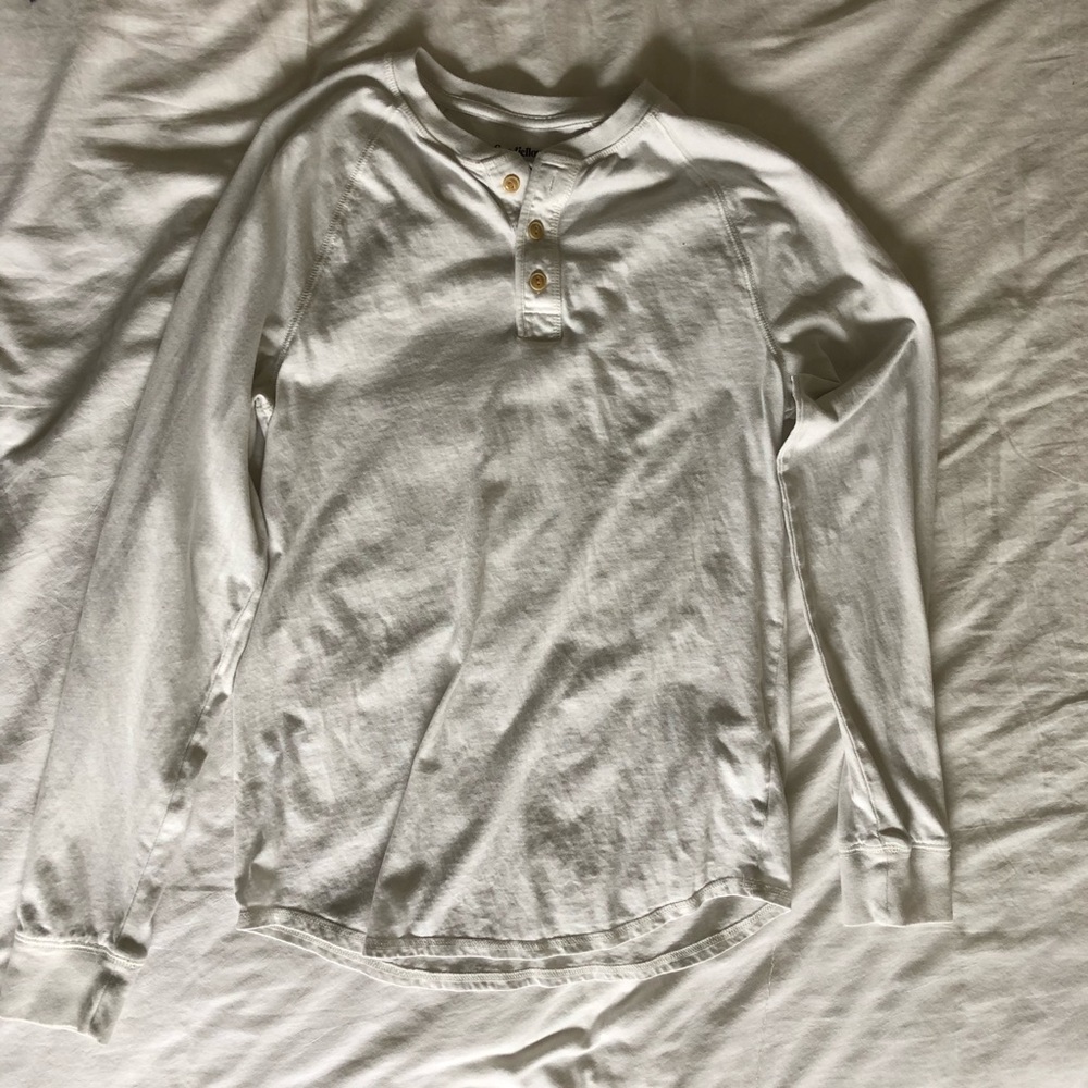 thin white long sleeve